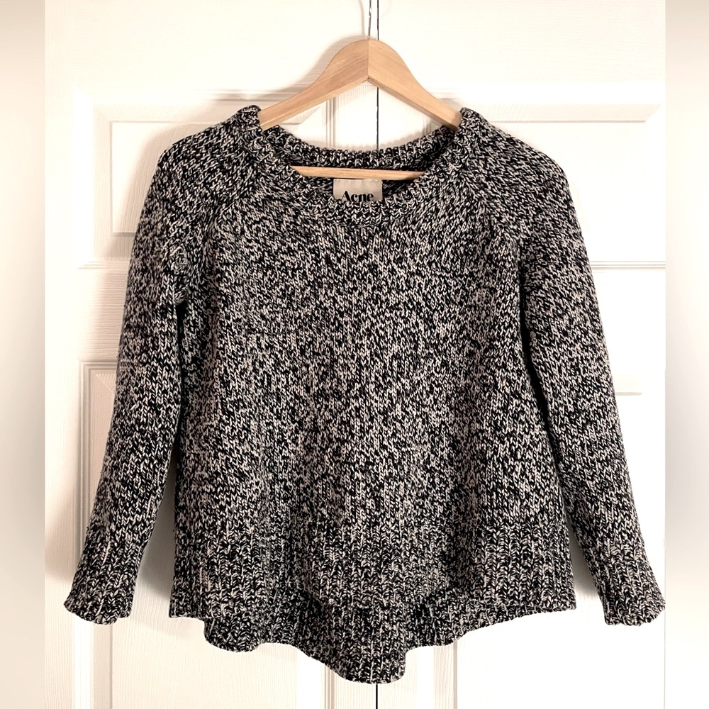 Acne Studios Ruth Twisted Wool Sweater, Size Small